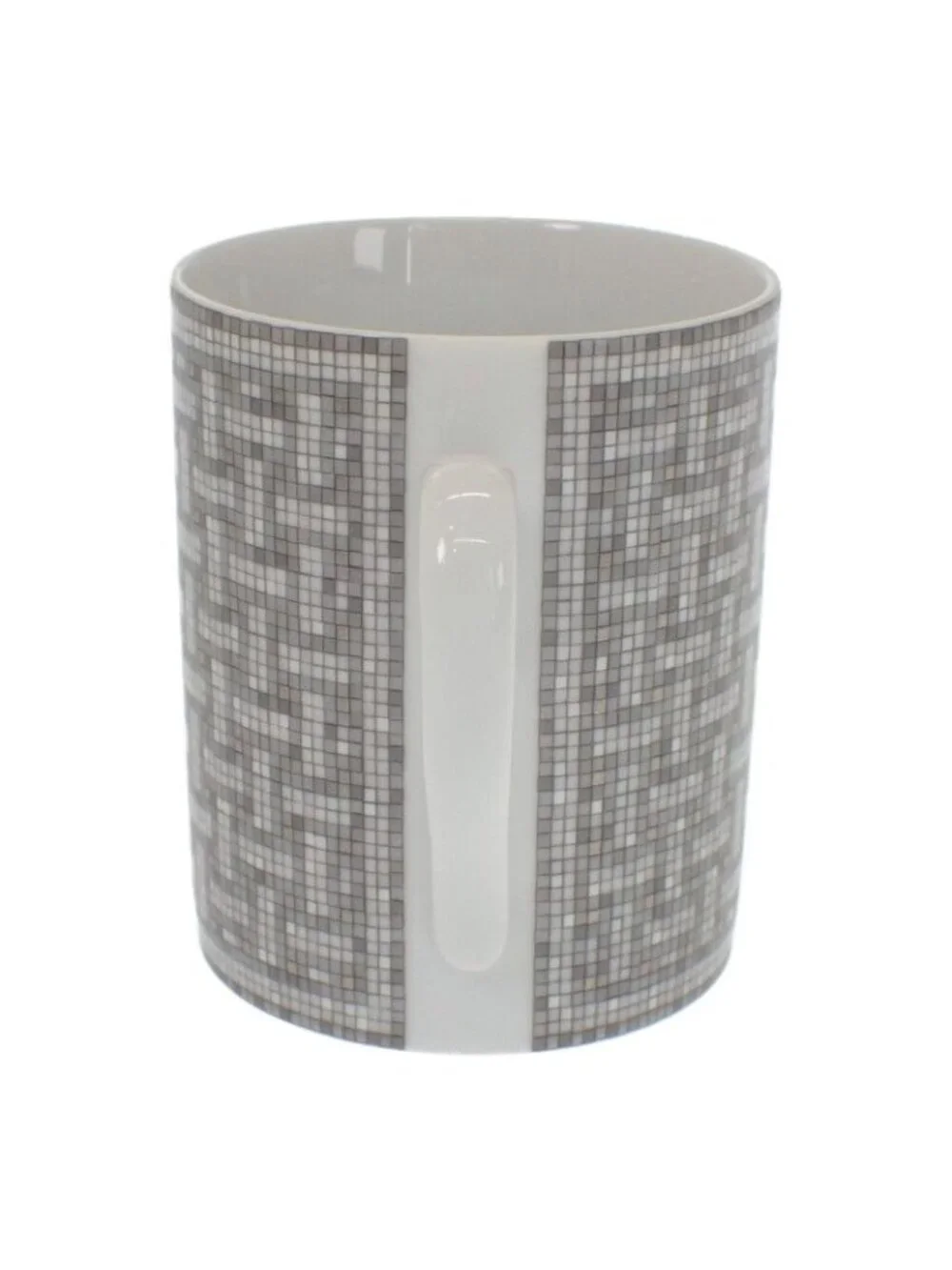 Hermes Mosaic 24 Goods Included Tableware Western Cup Porcelain Gray